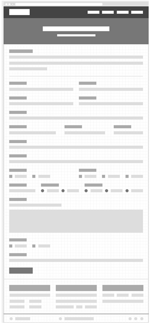 Desktop Size About Wireframe