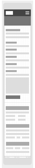 Mobile Size Contact Wireframe